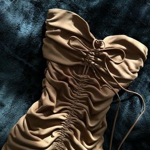 Zara Ruched Mini Dress